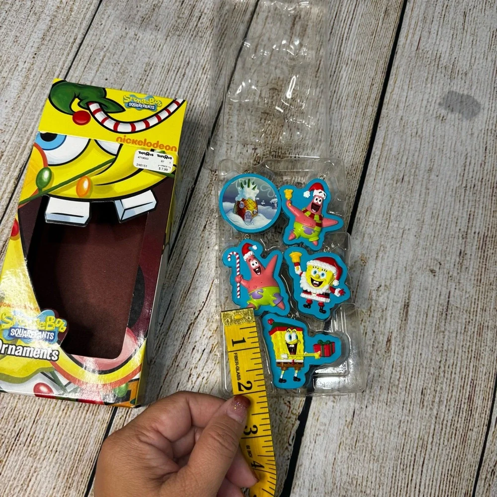 Set of 3 SpongeBob Squarepants Ornaments - some NWT